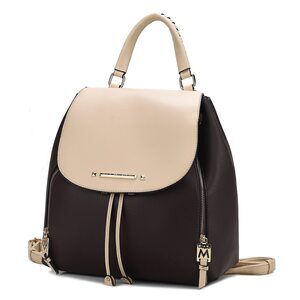 9480 Backpack Vegan Leather Bookbag Top Handle Bag Lady Fashion Pocketbook